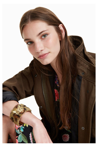 ROAR FAKE FUR BANGLE