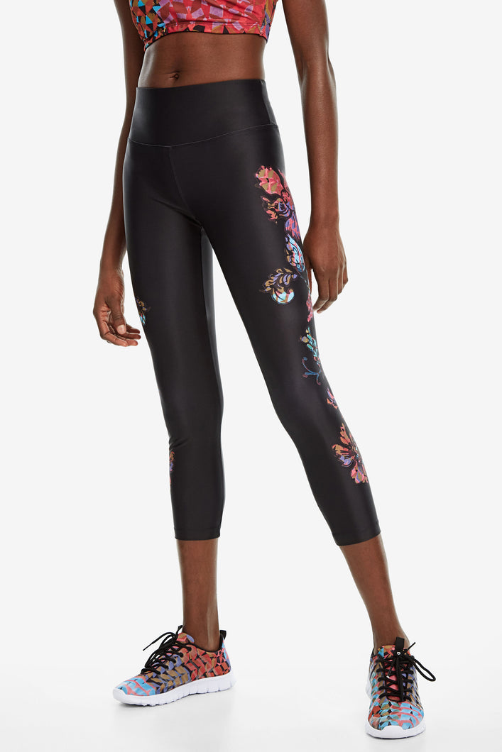Positional patch leggings