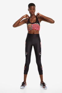 Positional patch leggings