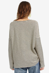 Hawaiian finely-striped T-shirt
