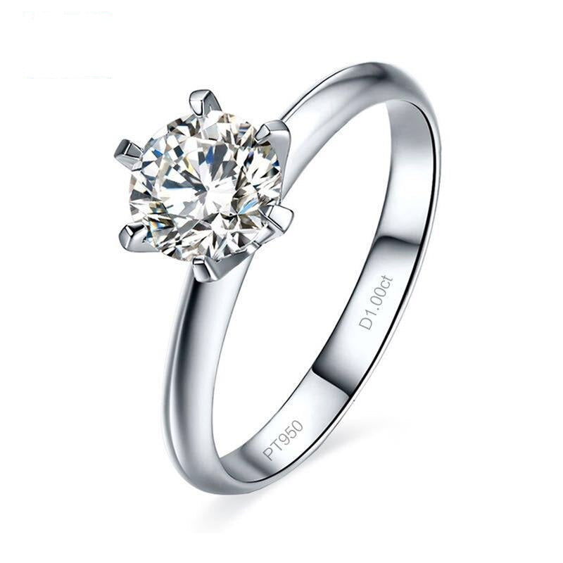 925 Sterling Silver Wedding Diamond Rings for Women