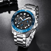 Load image into Gallery viewer, PAGANI DESIGN Military Watch Men Top Luxury Chronograph Stainless Steel Quartz Wristwatches 30M Water Resistant Clock Male Gifts