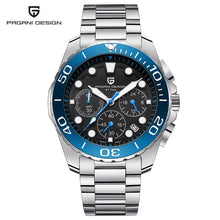 Load image into Gallery viewer, PAGANI DESIGN Military Watch Men Top Luxury Chronograph Stainless Steel Quartz Wristwatches 30M Water Resistant Clock Male Gifts