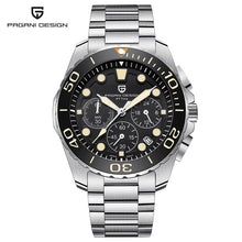 Load image into Gallery viewer, PAGANI DESIGN Military Watch Men Top Luxury Chronograph Stainless Steel Quartz Wristwatches 30M Water Resistant Clock Male Gifts